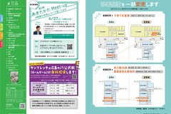 4月号_P2-3_部署配置変更、あきたかたmeet-up、目次