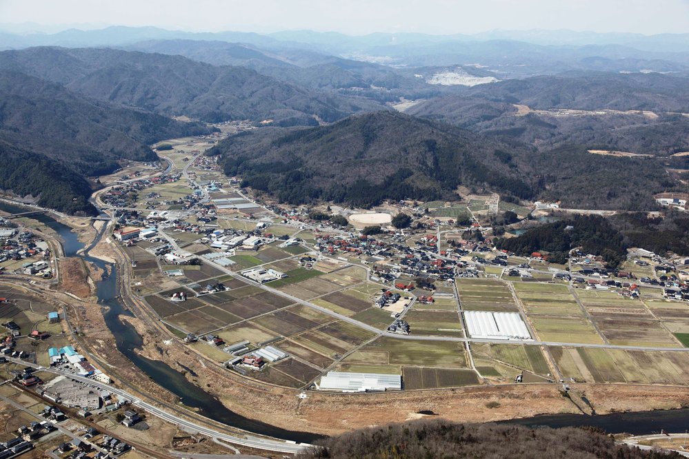 甲立古墳　空撮