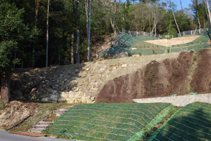 酉谷地点石垣跡